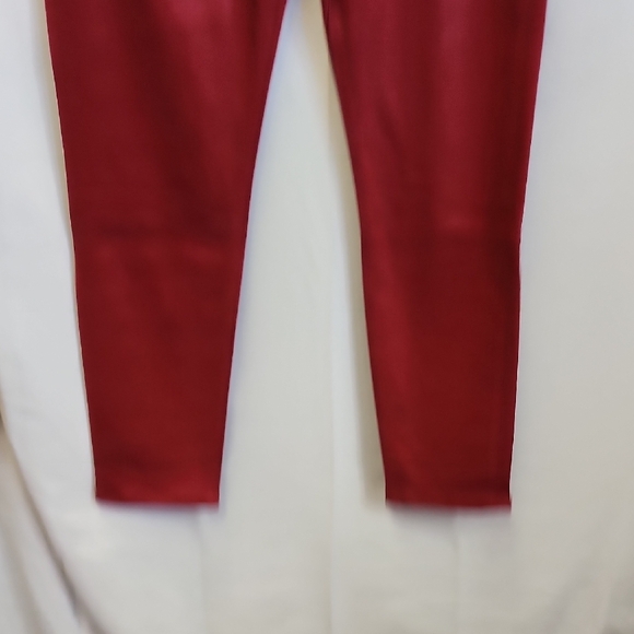 (0334) Hudson Jeans Women's Super Skinny Red - Picture 5 of 10